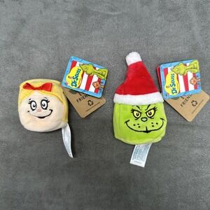 Aurora Dr. Seuss Mini Mallows Cindy Lou Who & The Grinch Plush